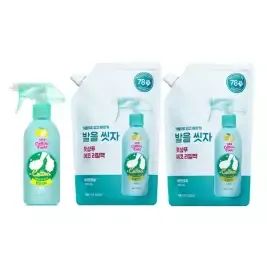 상품 이미지: 온더바디 발을씻자 코튼풋샴푸 385ml 레몬 + 리필 레몬 500ml 2개