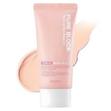 상품 이미지: 어퓨 퓨어 블록 톤업 선베이스 이엑스 SPF50+ PA+++, 50ml, 1개
