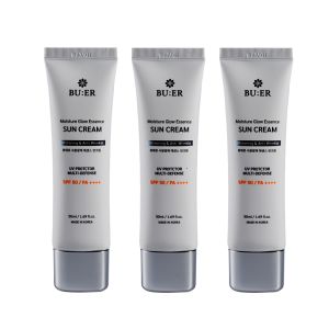 상품 이미지: 뷰에르 수분광채 에센스 썬크림 50ml 눈시림 백탁없는 톤업 선크림 3개 출시 기념 할인