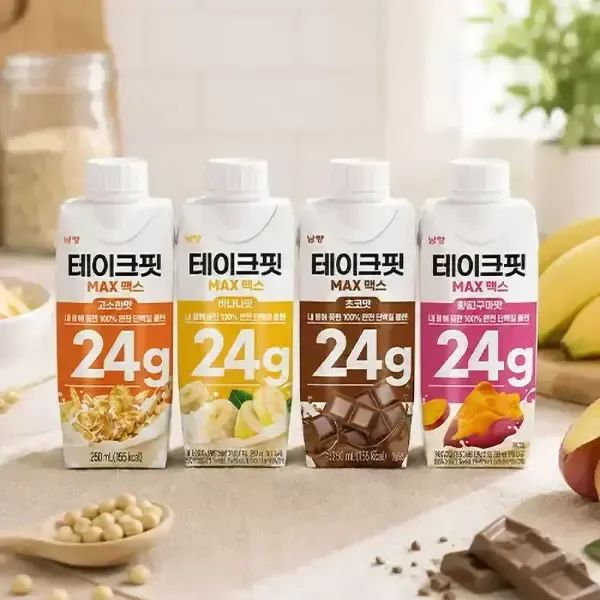 상품 이미지: 남양 테이크핏 맥스 4종 250ml 12팩 + 12팩 골라담기