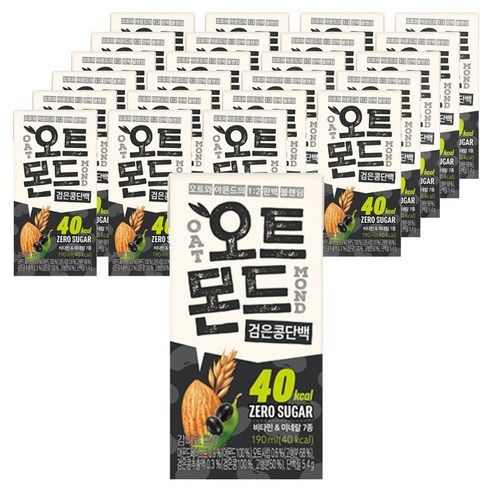 상품 이미지: 오트몬드 검은콩단백, 24개, 190ml