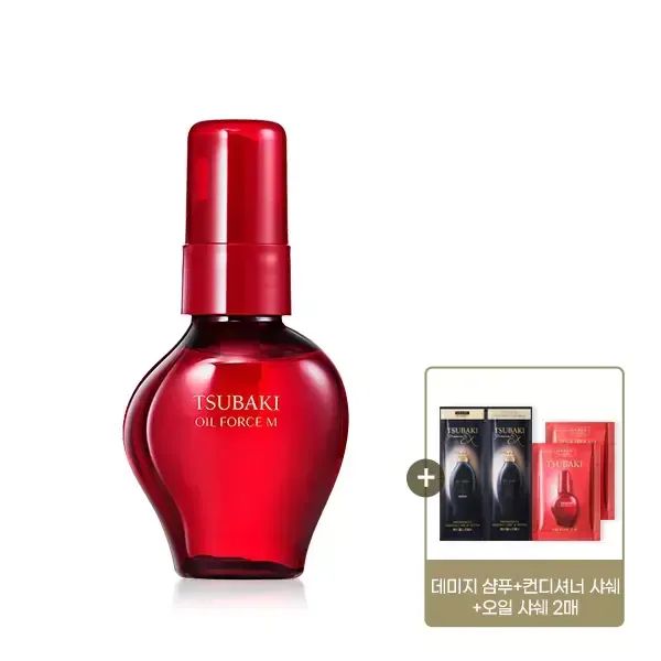 상품 이미지: 츠바키 오일 포스 엠 60ml + 츠바키 샤쉐 4매