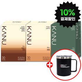 상품 이미지: (결제할인)맥심 카누 라떼 60T(30T+30T) 외 3종 골라담기 + 스텐머그 증정