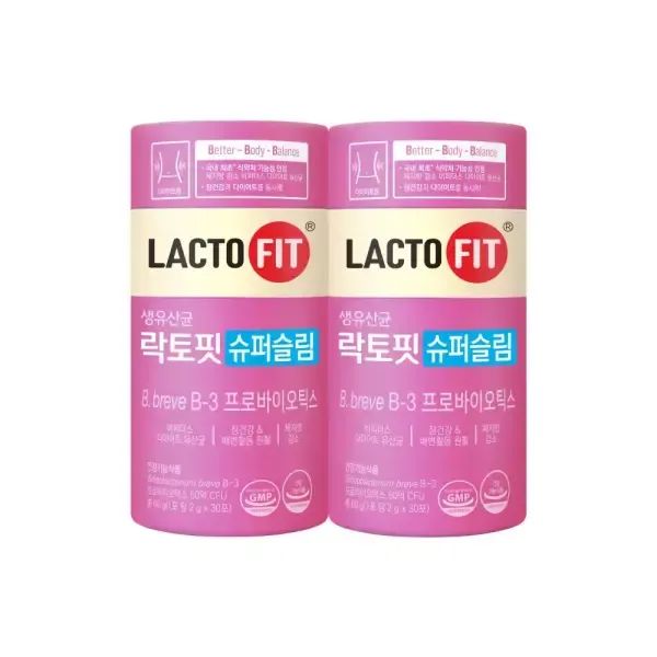 상품 이미지: 종근당건강 공식 락토핏 슈퍼슬림 30포 2통(60일분)