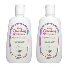 상품 이미지: 1+1 넬라 원데이화이트너 화이트닝 로션 120ml /미백 로션 워터프루프