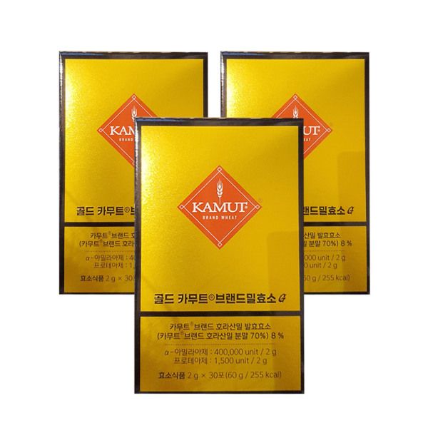 상품 이미지: 그레인온 골드 카무트 브랜드밀효소 G 2g x 30포 x 3