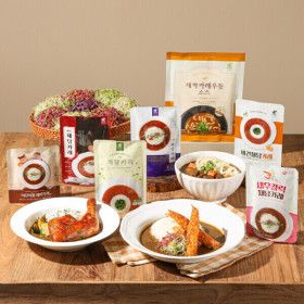 상품 이미지: 순수람 채담카레 160g 5+5개 (총10팩) 외 6종 골라담기 400만개 누적판매 돌파 저온숙성 채담카레