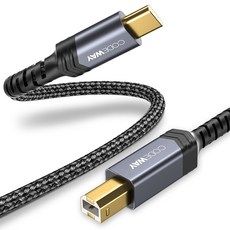 상품 이미지: 코드웨이 USB C타입 to B 프린터케이블, 1개, 1.5m