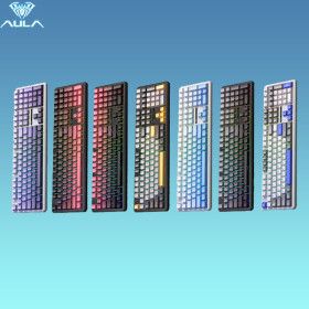상품 이미지: 성의 AULA 독거미 F108 풀배열 기계식 게이밍 키보드 RGB GASKET 4000mAh 108키100%배열 핫스왑DIY 무선