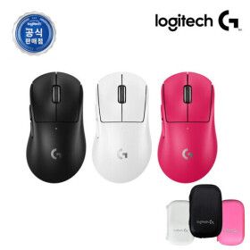 상품 이미지: 로지텍코리아 G PRO X SUPERLIGHT2 DEX 지슈라2 덱스 게이밍 마우스 (국내정품) + 마우스 파우치
