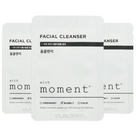 상품 이미지: 위드모먼트 일회용 폼클렌저 3ml x 1000개 여행용 휴대용 폼클렌징 세안제