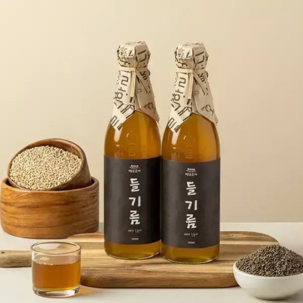 상품 이미지: 백년본가 꼬소한 방앗간 저온압착 들기름 350ml 2병