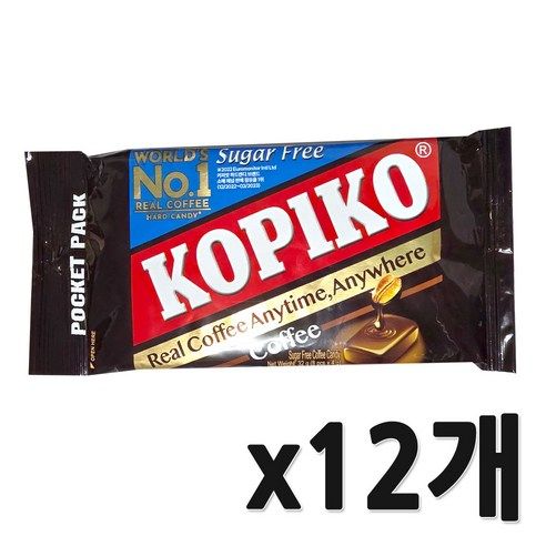 상품 이미지: 코피코 마요라 슈가프리 커피맛캔디 블리스터, 32g, 12개