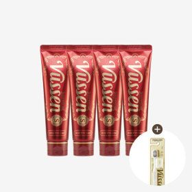 상품 이미지: (추가 할인쿠폰) 오스템 뷰센 S 시린이 치약 120g 4개 + 더블와이드 칫솔 1P