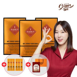 상품 이미지: 그레인온 골드 카무트효소 3개월분(3g x 90포) +추가 6포 + 파로 500g + 쇼핑백