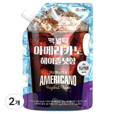 상품 이미지: 맥널티커피 아이스 아메리카노 헤이즐넛, 2개, 1L