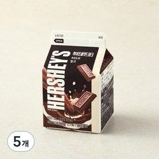 상품 이미지: 허쉬 초콜릿 드링크 밀크, 5개, 300ml