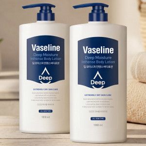 상품 이미지: (초특가 할인 개당 5985원) 바세린 바디로션 1000ml 2개 끈적임 없는 대용량 고보습