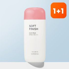 상품 이미지: 미샤 1+ 1정가 50000원올 어라운드 세이프 블록 소프트피니쉬 선 밀크 70ml