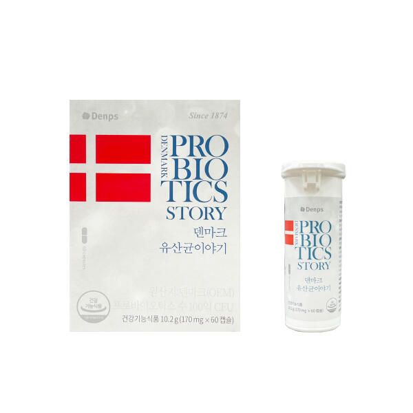 상품 이미지: 덴프스 덴마크 유산균 이야기 170mg x 60캡슐 - BNS