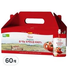 상품 이미지: 바이퀸 델리오 유기농 NFC 착즙 100% 레드 토마토 즙 주스, 60개, 100ml