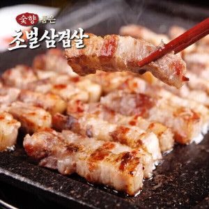 상품 이미지: 숯향 품은 초벌삼겹살 4인분 250gX2팩(원육780g)