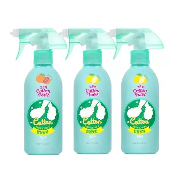 상품 이미지: 온더바디 발을씻자 코튼풋샴푸 레몬, 385ml, 2개 + 자몽, 1개