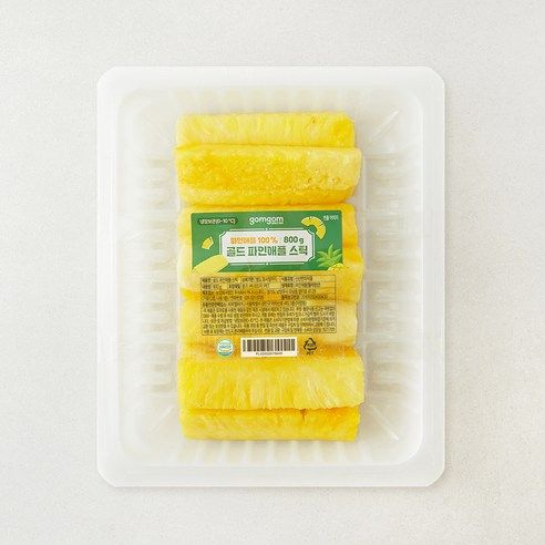 상품 이미지: 곰곰 골드 파인애플 스틱, 1개, 800g