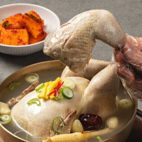 상품 이미지: 바르온 삼계탕 1kg X3 국내산 실온보관 간편조리식 즉석탕 밀키트