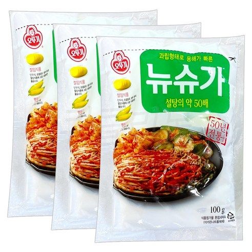 상품 이미지: 오뚜기 뉴슈가분말, 100g, 3개