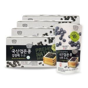 상품 이미지: 아름뜰 맷돌로 갈아만든 국산 검은콩 검정깨두유 80팩