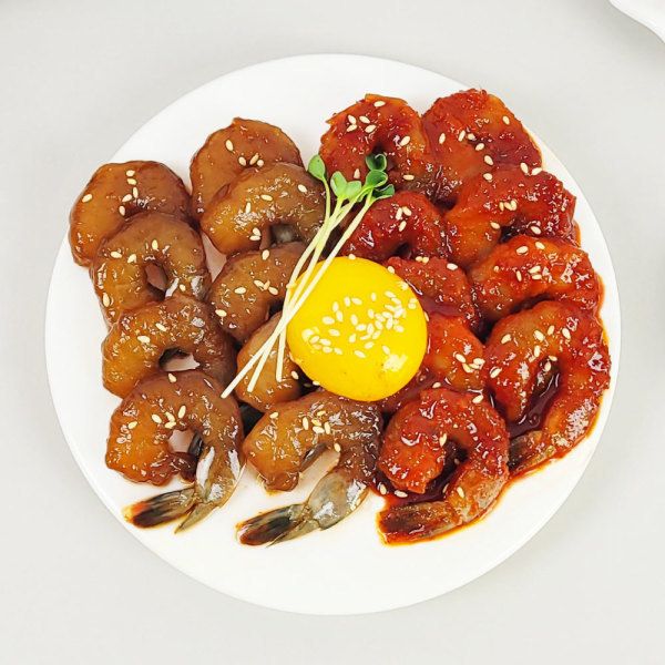 상품 이미지: 먹기 편한 깐새우장 간장새우장 300g + 양념새우장 300g