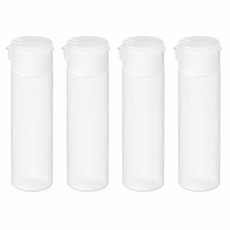 상품 이미지: 어썸몰 똑딱이캡 말랑 화장품 소분 공병 50ml, 4개, 반투명