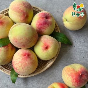 상품 이미지: 산지직송 백도 복숭아 딱딱이 중과 4kg (22-24과)과즙팡팡 향 좋고 맛 좋고