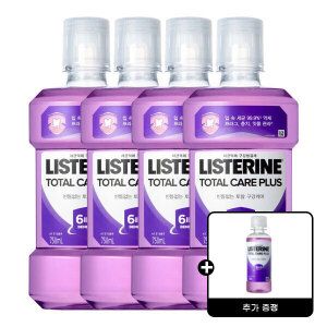 상품 이미지: 리스테린 토탈케어 플러스 750ml 4개 + 리스테린 토탈케어플러스 100ml 1개 증정