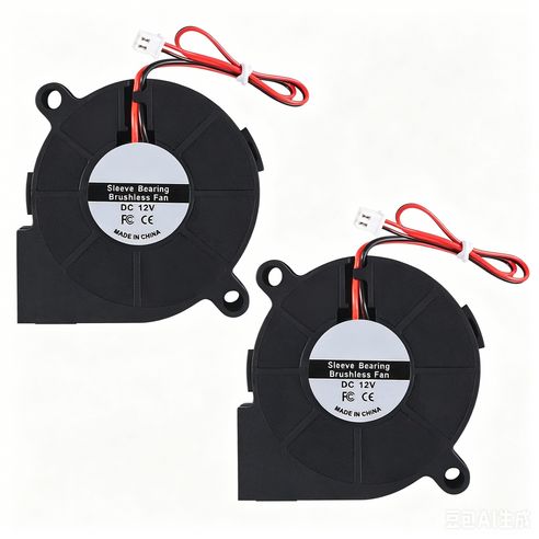 상품 이미지: DC12V 5015 블로워팬 2개 50mm 터보 송풍팬 3D프린터 교체 냉각팬