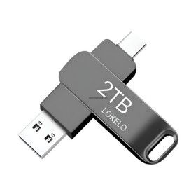 상품 이미지: 2TB Type-C 고속 USB 3.0 대용량 플래시 드라이브 휴대폰 컴퓨터 겸용 OTG