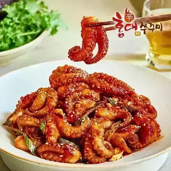 상품 이미지: 홍대쭈꾸미 300g 6팩 수제양념 쭈꾸미볶음 냉동 택배