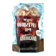 상품 이미지: 맥널티 아이스 파우치 아메리카노 블랙, 1L, 1개
