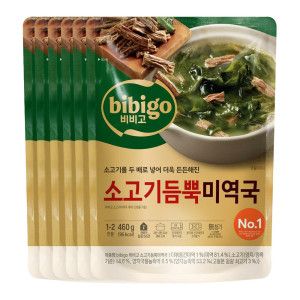 상품 이미지: 비비고 소고기듬뿍 미역국 460G 6개