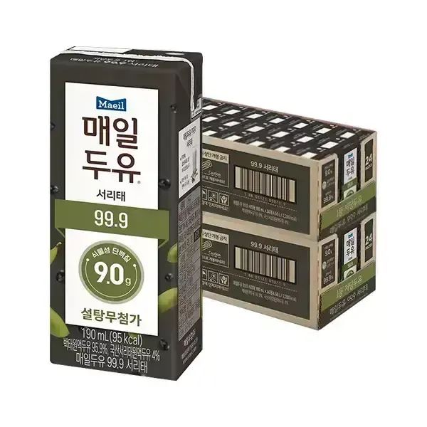 상품 이미지: 매일두유 99.9 서리태 190ml, 24입, 2개