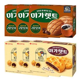 상품 이미지: 롯데웰푸드 마가렛트 352g (구운모카+호두과자맛) 3개 +3개