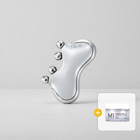 상품 이미지: 리파 ReFa 카사 M1 마사지기(펄 화이트) + 가히 바운싱크림 (50ml) 세트  정품/빠른배송/괄사/디바이스/IY