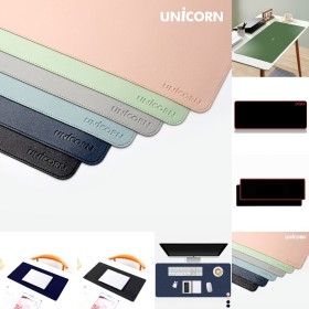 상품 이미지: 유니콘 키보드 마우스 파스텔톤 가죽 장패드 방수/칼라/PC방/데스크/책상/매트/사무실/작업용/롱패드/대형