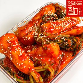 상품 이미지: 전라도할매 국내산 프리미엄 총각김치 5kg 100% 국내산 원재료로 주문즉시 제조