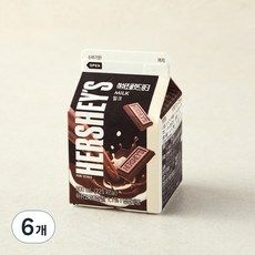 상품 이미지: 허쉬 초콜릿 드링크 밀크, 6개, 300ml
