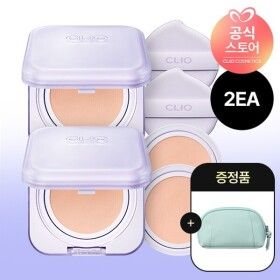 상품 이미지: NEW킬커버 메쉬 블러 쿠션 기획세트 본품+리필 x2 사은민트파우치