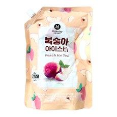 상품 이미지: 맥널티 아이스 파우치 복숭아 아이스티, 1L, 1개