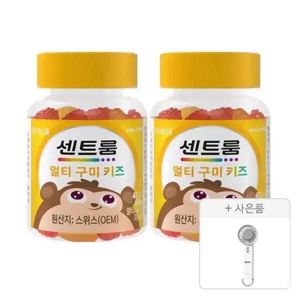 상품 이미지: 센트룸 멀티구미 키즈 40구미, 2개 + 증정(쇼핑백, 1개)