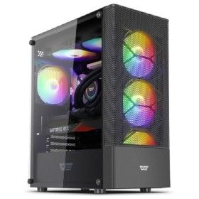 상품 이미지: DARKFLASH DK200 MESH RGB ADVANCED 강화유리 블랙 (미니타워)